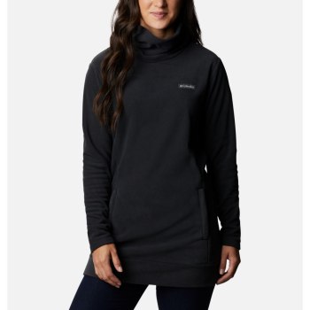 Columbia Ali Peak Fleece Tunic, Sudaderas Negros Para Mujer | 529304-LKT